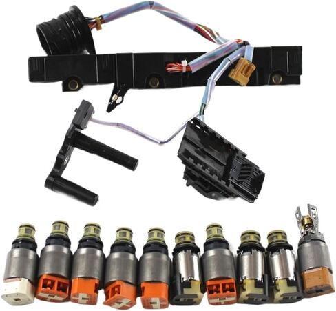9‑Speed 9HP48 Car Transmission Valve Solenoid With Harness Kit Compatible For Range Rover Evoque L4 2.0L 2.2L in Kuwait