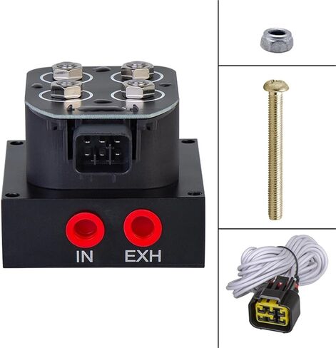 Auto/motorcycle 12v Air Ride Suspension Bag Controller Solenoid Valve Manifold Kit 4-Corner (0-300psi) in Kuwait