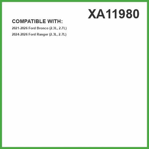 ECOGARD XA11980 Premium Engine Air Filter Fits Ford Bronco 2.3L 2021, Bronco 2.7L 2021 in Saudi Arabia