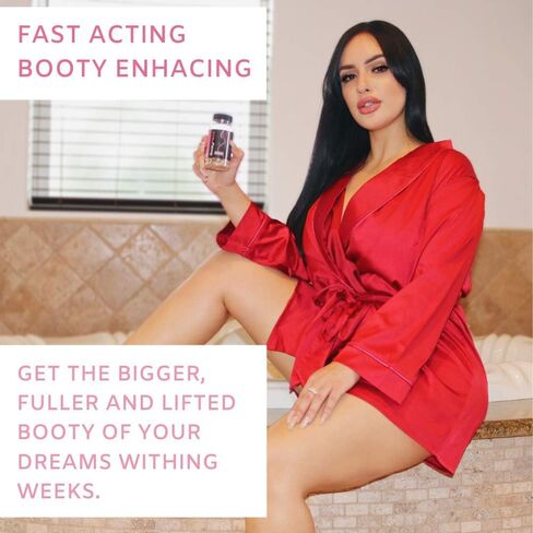 Cream and Pills Kit - Glute Enhancement Cream - Natural Cream Promoting a Bigger Butt for Women - Helps Reduce Cellulite and Supports Booty Growth in Saudi Arabia