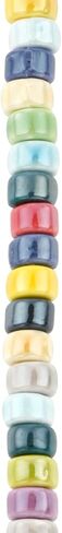Bead Landing Multicolor Ceramic Heishi Beads (4mm x 6mm) – Assorted Color Beads for Jewelry Making, Bracelets, Necklaces & DIY Crafts, 12 Pack in Kuwait