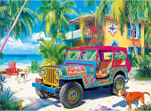500 Piece Puzzles for Adults,Colorful Baked Goods Puzzle for Teens Adults Seniors, Recycled Cardboard Coffee Shop Jigsaw Puzzle 500 Pieces,Food Puzzle with Letters on Back,Challenging Family Game Gift in Saudi Arabia