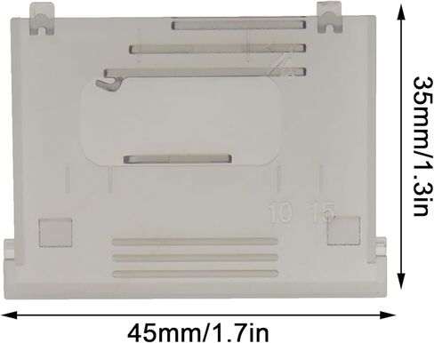 CXMTECH 2PCS 1.7x1.3 inch XF2404001 Grey Sewing Machine Plastic Cover Plate Suitable for JX2517 LS17 LX2763 LX3850 RS40S RS45S SB170 SB530T in Saudi Arabia