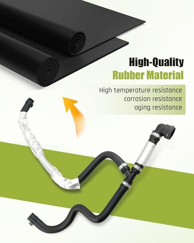 68280800AE Radiator Coolant Bottle Outlet Hose Fit for Jeep Wrangler 4 Cyl 2.0L 2018 2019 2020 2021 2022 2023 2024 in Kuwait