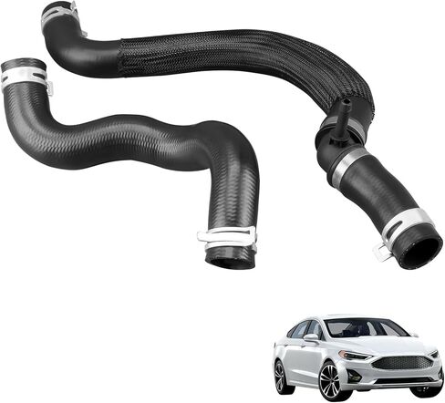 قطعتان من خرطوم المبرد العلوي والسفلي متوافق مع Ford Fusion 2.0L L4 2017-2020 Fusion 2.7L V6 2017-2019 متوافق مع Lincoln MKZ 2.0L L4 2017-2020 يستبدل HG9Z8260A HG938B274AA HG9Z8286A in Kuwait