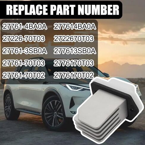 HVAC Blower Motor Resistor, 27761-4BA0A AC Blower Control Module Heater Blower Motor Resistor for Nissan Infiniti Rogue Pathfinder Sentra Maxima Titan NV1500 NV2500 NV3500 G20 I30 JX35 Q45 QX4 QX60 in Saudi Arabia