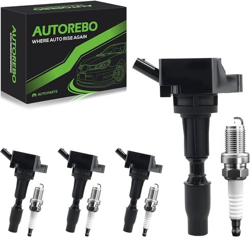 Set of 4 Ignition Coils Pack UF781 3052059B013 & Iridium Spark Plugs Compatible with Honda Accord CR-V Civic & Acura RDX TLX, L4 1.5L 2.0L # GN10886 CM11-124A 95660 CM11122# 2017 2018 2019 2020 2021 in Saudi Arabia