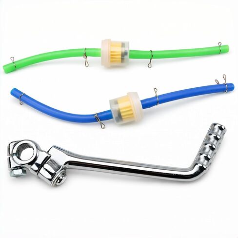 13mm Kick Starter Lever Kit with Fuel Line & Inline Fuel Filters, Fits Many 50cc 70cc 90cc 110cc 125cc Pit Bikes Dirt Bikes Trail Bikes, Compatible with TaoTao Apollo Coolster SSR in Kuwait