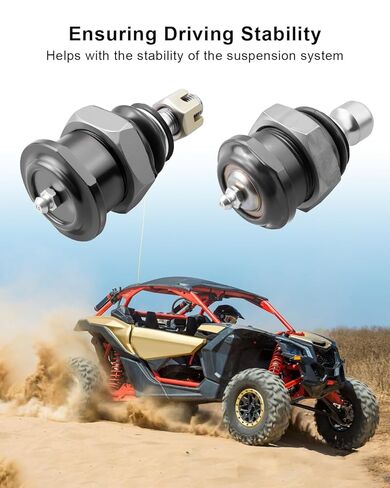 KRBJX3-PACK Ball Joint Package Heavy Duty Fit for Can-Am Maverick X3 64 72 Inch 2017 2018 2019 2020 2021 2022 2023, Heavy Duty Replacement Ball Joint Package, 4 PCS in Saudi Arabia