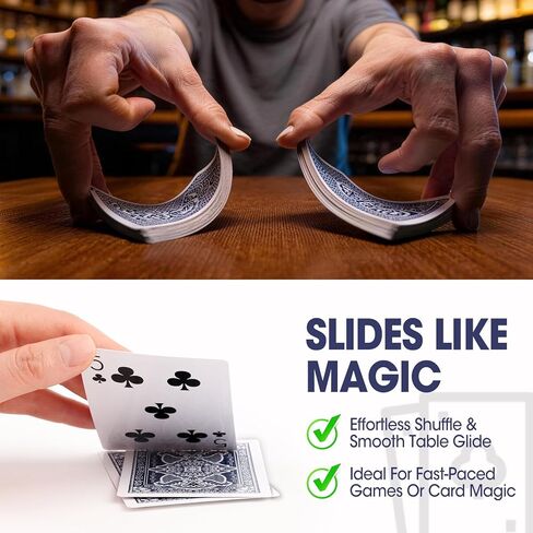 Playing Cards, 36 Decks of Cards Bulk Standard Size Poker Cards, Perfect for Classic Card Games, Party Games, Blackjack, Card Games for Families & Magic Performances (Red/Blue) in Saudi Arabia