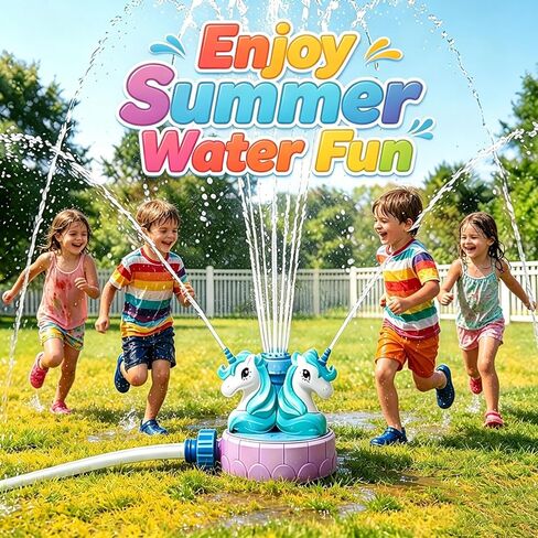 Sprinkler for Kids Outdoor Water Toys,Kids Sprinkler,Water Sprinkler for Kids with 360° Rotating Base, Extreme 10ft High Spray for Boys Girls in Saudi Arabia