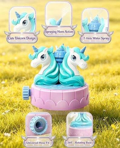 Sprinkler for Kids Outdoor Water Toys,Kids Sprinkler,Water Sprinkler for Kids with 360° Rotating Base, Extreme 10ft High Spray for Boys Girls in Saudi Arabia