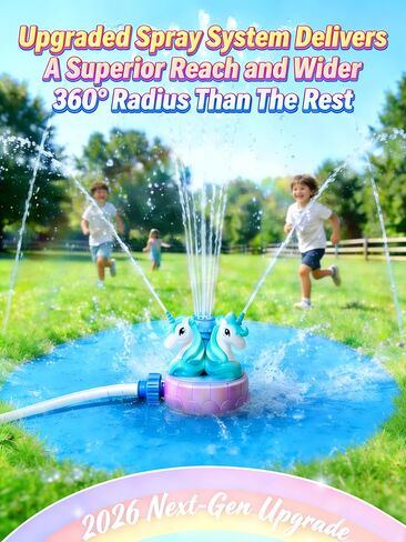 Sprinkler for Kids Outdoor Water Toys,Kids Sprinkler,Water Sprinkler for Kids with 360° Rotating Base, Extreme 10ft High Spray for Boys Girls in Saudi Arabia