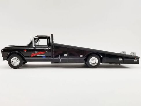 1967 Chevy C-30 Ramp Truck Black Heartbeat of America إصدار محدود إلى 512 قطعة في جميع أنحاء العالم 1/18 Diecast Model Car من Acme A1801708 in Kuwait