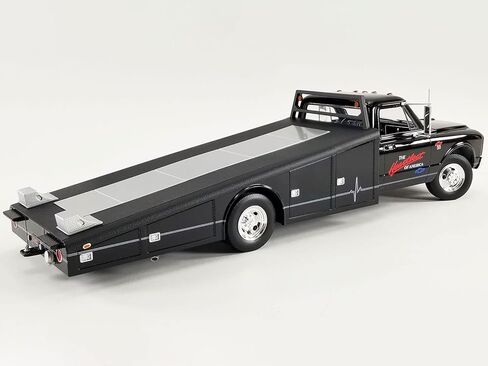 1967 Chevy C-30 Ramp Truck Black Heartbeat of America إصدار محدود إلى 512 قطعة في جميع أنحاء العالم 1/18 Diecast Model Car من Acme A1801708 in Kuwait
