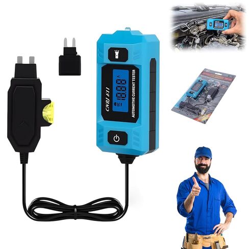 Car Circuit Probe Tester, Portable High-Precision 20A 48V Automotive Circuit Fault Probe Tester, 2-in-1 Wire Tracer Short Finder, Car Fuse Blade Checker with LED Display & Front Light in Saudi Arabia
