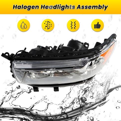Pair Headlight Assembly Compatible with Forester 2006 2007 2008 Halogen Headlamp 84001SA471 84001SA461 Driver and Passenger Side in Kuwait