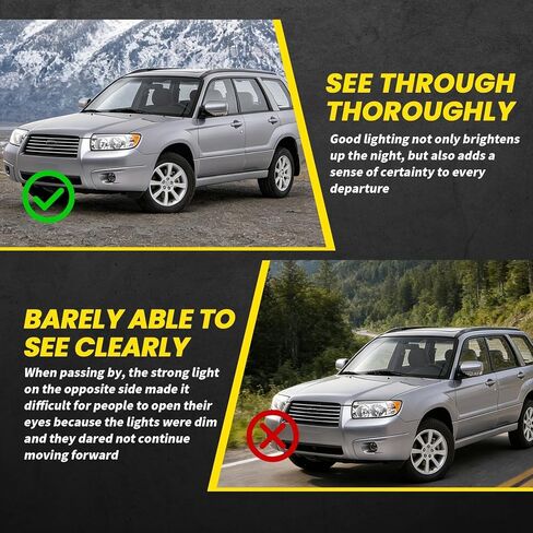 Pair Headlight Assembly Compatible with Forester 2006 2007 2008 Halogen Headlamp 84001SA471 84001SA461 Driver and Passenger Side in Kuwait