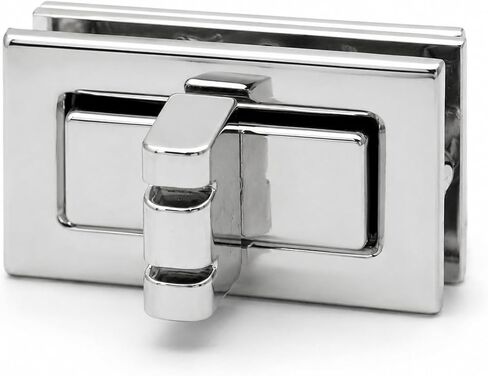 CRAFTMEMORE 1 1/4 in Twist Lock Purse Turn Locks Rectangle Bag Closure Clasp Purse Accessories VT154 (Brushed Brass) in Saudi Arabia