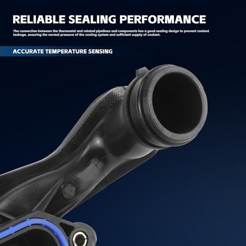11538699290 مجموعة ترموستات للسيارة مكونة من 4 قطع متوافقة مع MINI R55 R60 R58 R56 R57 R59 استبدال # 12517646145 11537589713 11517648827 902-812 in Kuwait