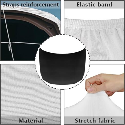 Car Hood Cover Stretchable Hood Covers for Cars Black Car Hood Protector Car Decor Half Car Cover for Car Hood Banner Replacement in Kuwait