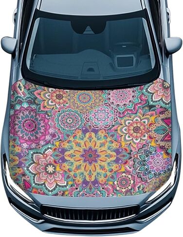 Car Hood Cover Stretchable Hood Covers for Cars Black Car Hood Protector Car Decor Half Car Cover for Car Hood Banner Replacement in Kuwait