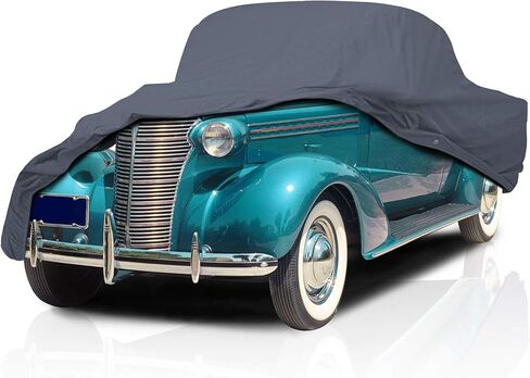 5 Layer Car Cover for Chevrolet Master 1934-1938 Sedan Coupe Semi Custom Fit Full Coverage Pollution, Dust, Sun, Snow, Rain, Hail All Weather Protection, Breathable in Kuwait