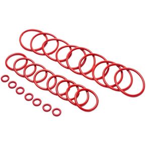 اللون الأحمر سيليكون المطاط O-RING VMQ حلقات الختم إصلاح الهيكل العظمي النفط طوقا غسالة OD * WD 1.9 مللي متر (أبيض ، 36 × 1.9 (10 قطعة)) in Kuwait