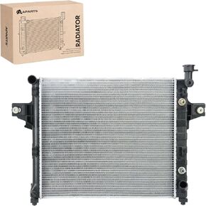 Aparts Engine Coolant Radiator Assembly Compatible with 2001-2004 Jeep Grand Cherokee 4.7L V8 Replace# 52079883AB;52079883AC Automatic Transmission Oil Cooler in Kuwait