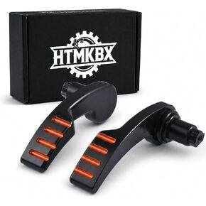 Saddlebag Latch Lever Kit Black Orange for Harley Touring 2014-2026, Saddlebag Lid Lifters & Hard Saddle Bag Latch Handles Compatible with Street Glide Road Glide Road King Electra Glide Ultra Limited in Saudi Arabia