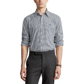 Polo Ralph Lauren Mens Solid Poplin Sport Shirt (XXL, NewportNavy) in Kuwait