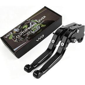 for Aprilia RSV4 FACTORY/RSV4-R/RR/RF 2009-2022 Motorbike CNC Aluminum Adjustable Folding Brakes Clutch Levers RSV4 Hand Brake Lever (Black) in Kuwait