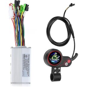 36V/48V 350W Brushless Motor Controller with LCD Panel, Waterproof Sine Wave Controller, Aluminum Housing Replacement Part for Electric Bicycle Maintenance and Repair in Saudi Arabia