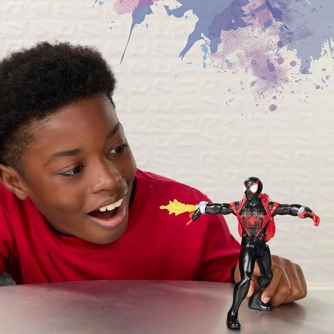 SPIDER-MAN Marvel Miles Morales Action FX, 6-Inch (15.2 CM) Electronic Action Figure with Sound Effects, Super Hero Toys for Kids, Ages 4+ in Kuwait