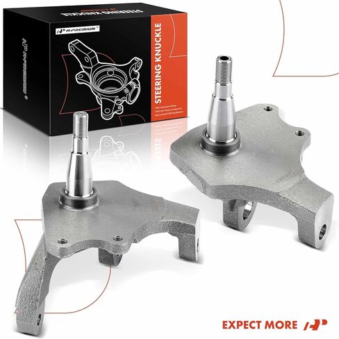 A-Premium 2 x Front Suspension Level Kit, 2 1/2 inches Drop Spindles, Compatible with Volkswagen Beetle 1966-1977 in Kuwait