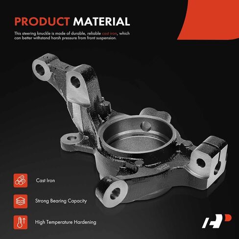 A-Premium Front Left Suspension Steering Knuckle Compatible with Hyundai Sonata 2011-2013, Azera 2011-2014 & Kia Optima 2011-2013, Driver Side in Kuwait