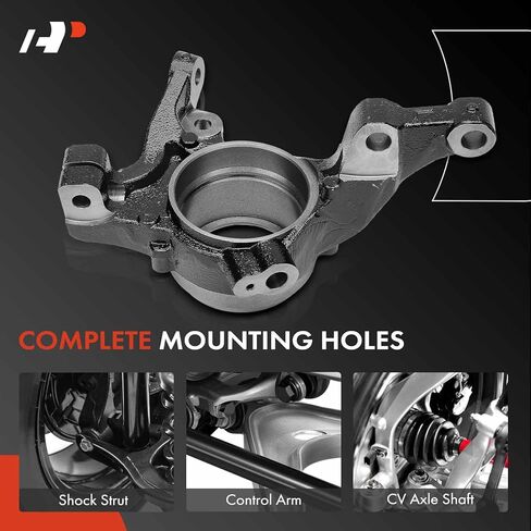 A-Premium Front Left Suspension Steering Knuckle Compatible with Hyundai Sonata 2011-2013, Azera 2011-2014 & Kia Optima 2011-2013, Driver Side in Kuwait
