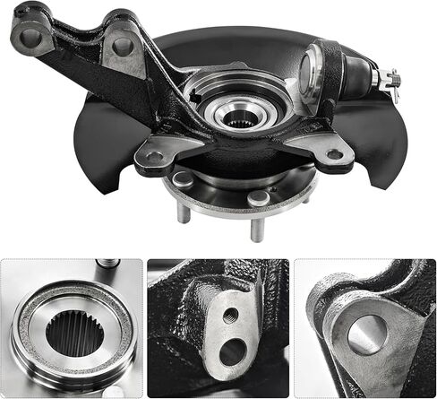 686-359 Front Driver Side Loaded Steering Knuckle Assembly Compatible with Honda CR-V, 2.4L AWD 2005-2006 in Saudi Arabia