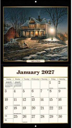 Terry Redlin 2027 Wall Calendar by Terry Redlin in Kuwait