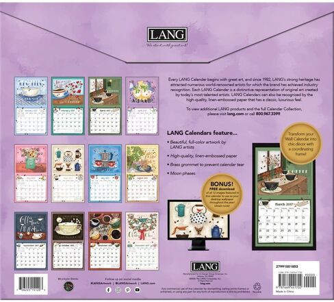 Coffee 2027 Wall Calendar by LoriLynn Simms in Kuwait