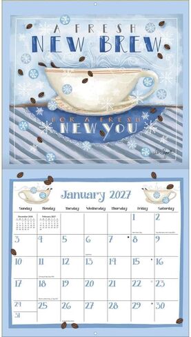 Coffee 2027 Wall Calendar by LoriLynn Simms in Kuwait