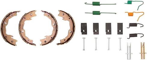 Parking Brake Shoe Parking Brake Hardware Kit 2PC for Nissan Juke 2011-2017 for Nissan LEAF 2011-2018 for Nissan Rogue 2008-2013 for Nissan Rogue Select 2014-2015 for Nissan Rogue Sport 2017-2018 in Kuwait
