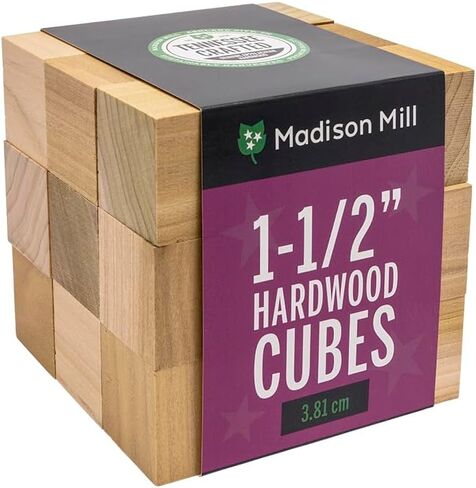 Wood Cubes 1.5 Inch – Unfinished Natural Hardwood Wooden Blocks for Woodworking, Prototyping, Shop Projects & Craft Applications (27 Pack) in Saudi Arabia