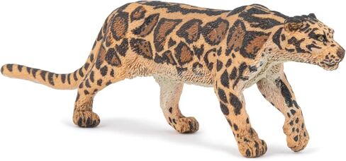 PAPO - Realistic Clouded Panther Figure - Ages 3+ - Wild Life Collection - Educational Play Wild Feline - Gift Idea Toy for Girls and Boys in Kuwait