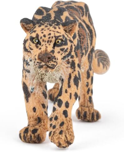 PAPO - Realistic Clouded Panther Figure - Ages 3+ - Wild Life Collection - Educational Play Wild Feline - Gift Idea Toy for Girls and Boys in Kuwait