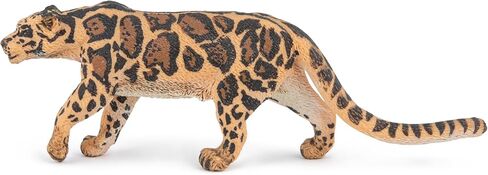 PAPO - Realistic Clouded Panther Figure - Ages 3+ - Wild Life Collection - Educational Play Wild Feline - Gift Idea Toy for Girls and Boys in Kuwait