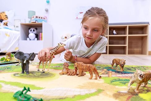 PAPO - Realistic Clouded Panther Figure - Ages 3+ - Wild Life Collection - Educational Play Wild Feline - Gift Idea Toy for Girls and Boys in Kuwait