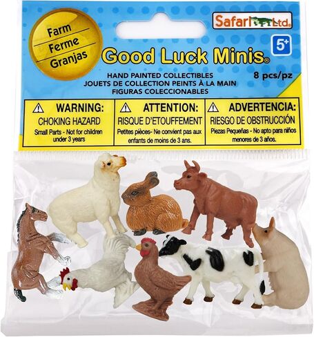 Safari Ltd. Farm Fun Pack - Mini Figures of Farm Animals - Educational Toy Set for Boys, Girls, and Kids Ages 5+ in Kuwait