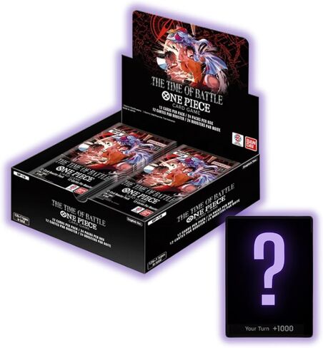 OP16 The Time of Battle Booster Box English OP-16 Booster Box Display Factory Sealed for OP16 Paramount War Theme One Piece Cards English TCG (24 Packs) + Custom TCG Fabrik Don Card in Saudi Arabia