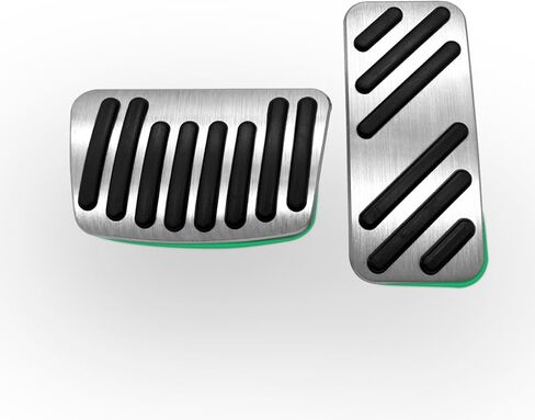 Brake Pedal Gas Accelerator Pedal Cover Compatible with Hyundai Elantra 2017-2024 Kona 2018-2024 Veloster 2019-2022 Accent 2012-2022 (Silvery) in Saudi Arabia